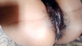 Indian Desi Girl Showing Her Hairy Pussy