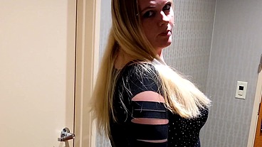 Booked a hotel room and fucked all weekend with gorgeous blonde bbw!