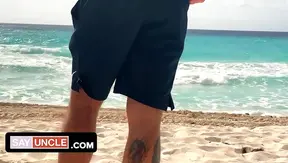 Tattooed Latin Muscle Boy 18+ Gets Paid for Intense Gay Anal Action