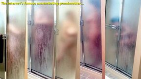 Horny Grandma is 66 and still rockin' the shower