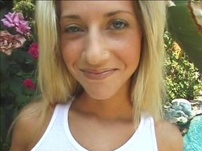 Sammie Rhodes Is Blonde, Gorgeous And A Total Cum Drinking Cock Slut