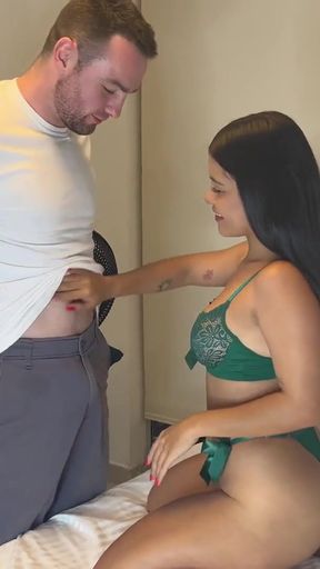 Beautiful Colombian Hotwife Makes Cuck Film While She Fucks a White Stranger   Clip 1