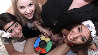 Hot latina teens party and fuck hard in wild group sex