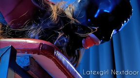 BOUND LITTLE LATEX SLUT ch2: Plugged & Gagged Latexgirl Fucked in Tight Bondage 720p_