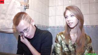 Redheaded Russian Babe 'Abbey' Gets Fucked Hard In A Steamy Shower