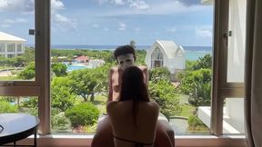 Asian Brunette&#039;s Webcam Handjob Adventure: Crazy Massive Melons