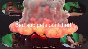 Bad Sub Gets Punished
