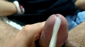 Peludo se lambuza com banho de porra. Querem mais?