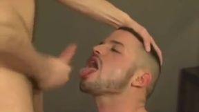 Guys pissing, drinking piss and licking cum