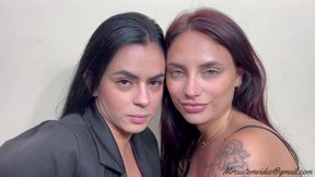 HOT SUPER DEEP KISS MILF VS GREEN EYES - NEW TOP MILF JO AND JADE - NEW MR MARCH 2024 - CLIP 1