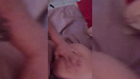 Husband Cumming in Her Ass.