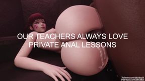 3D slutty teen Dva and Marie Rose in deepthroat action