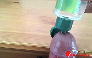 Sounding and cumming through penis plug