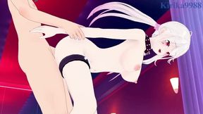 Jackal and I have intense sex at a love hotel  - Goddess of Victory: Nikke Cartoon