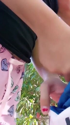 Key moment from &quot;VIRAL LITTLE INDO HOUSEMAID DEVIRGINIZED BY FARMERS OUTDOOR&quot;