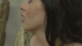 Uniform Sluts Scene-4_beautiful Brunette MILF in Lingerie Enjoys a Cumshot on Her Big Tits