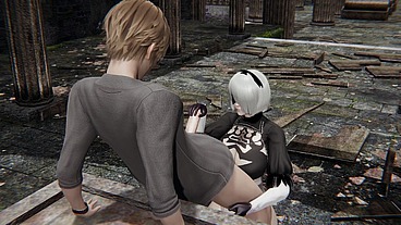 2B Automata fucked hard