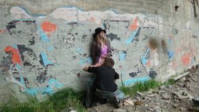 Teen Fuck in the Abandoned Place