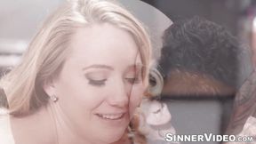 AJ Applegate gets her beaver licked and fucked deep in doggystyle