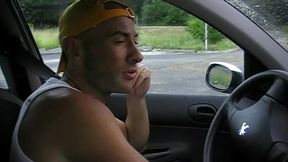 je suce un rebeu hetero dans ma caisse et il me baise ne exterieurje suce un ...