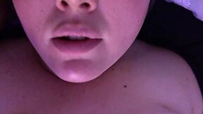 Trans baby fucking her bbw girlfriend/vibrating to climax