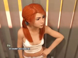 Grandma's Abode - Gameplay - Roleplay - Stepsisters Gets Spanked