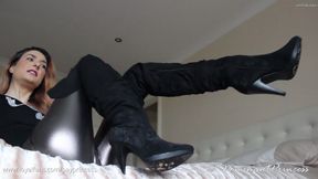 Thigh High Boot Licking (1080p)