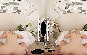 Horny teen Sage Rabbit gets fucked on massage table by big cock masseur