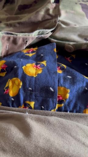 Soldier Has Fun on Hump Day with Himself