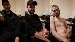 pavilion-on-fire goes wild with his big dicked friend, spits, and slobbers on his forearm