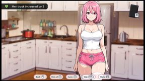 alone with my stepsister [ taboo hentai game ] ep.2 step sis got stuck in sexy short in the washing machine !