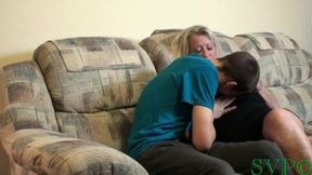 Step-granny Helps Her Step-grandson and He Gets to Fuck Her