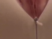 Zentai and fucked in prosthesis(fake/silicon) vagina