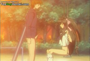 Sweet college teen in uniform passionate sex