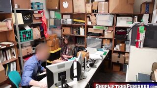 ShopliftersPunished.com - Hot and tall teen Shane Blair impaled deep by police office