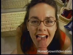 Ander Page learning how to swallow cock