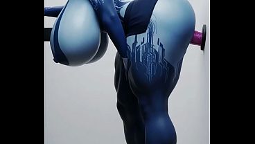 Assistente Cortana sentando gostoso com sua enorme bunda - @kzumaai