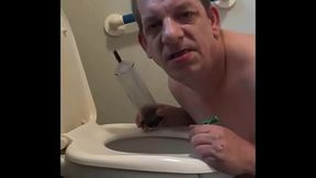 bisexual gay mark wright wants you lovers to use him like a toilet as he lays there with his mouth wide open swallowing his own piss