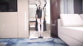 Fallen nun takes punished with a vibrator
