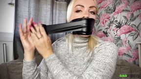 Penny Lee - Custom turtleneck self gag