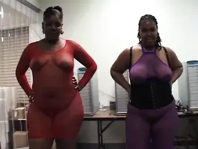 Hot MILF gets drilled by big black chubby cock