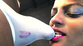 big booty queen nilmini sheron hard fuck 3 hole with her fan