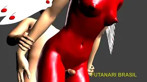 Aiko Angel's Lingerie fetish – Teen Toon Gets Fucked in Latex Leggings