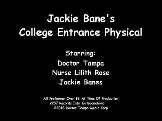 Tampa University Entrance Physical - Jackie Banes