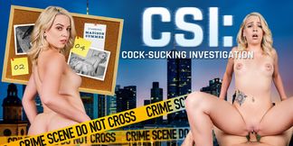 Csi : Cock-sucking Investigation With Madison Summers