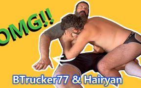 Btrucker77 & Hairyan First Bb Fuck