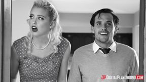 Brunette's Wild Parody Turns Into a Romantic Heat