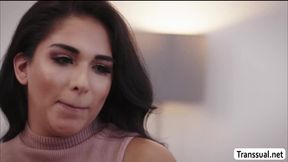 TS Jane let her Besty fucks her butthole