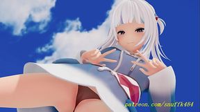 noVR mmd Gura Dance 3d hololive Hentai