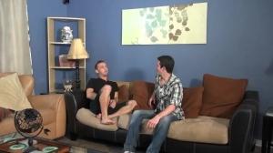 Boys First Time - Amazing Benn Heights & Billie Ramos throat fuck